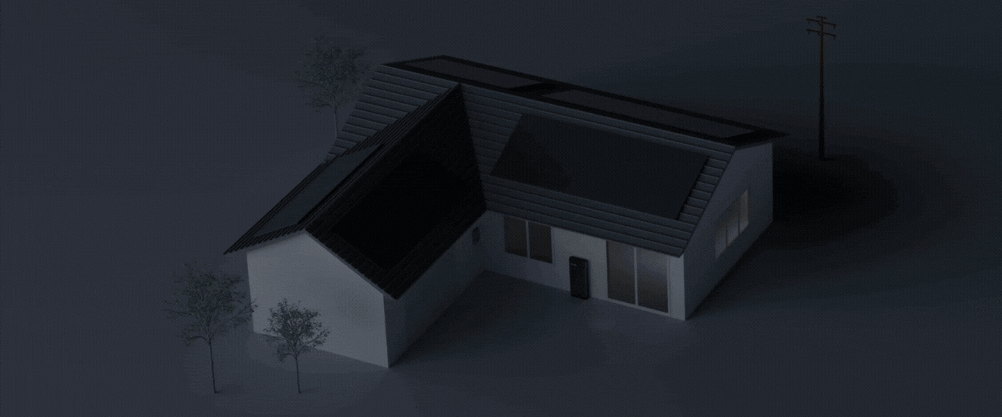 Home battery backup system visualization