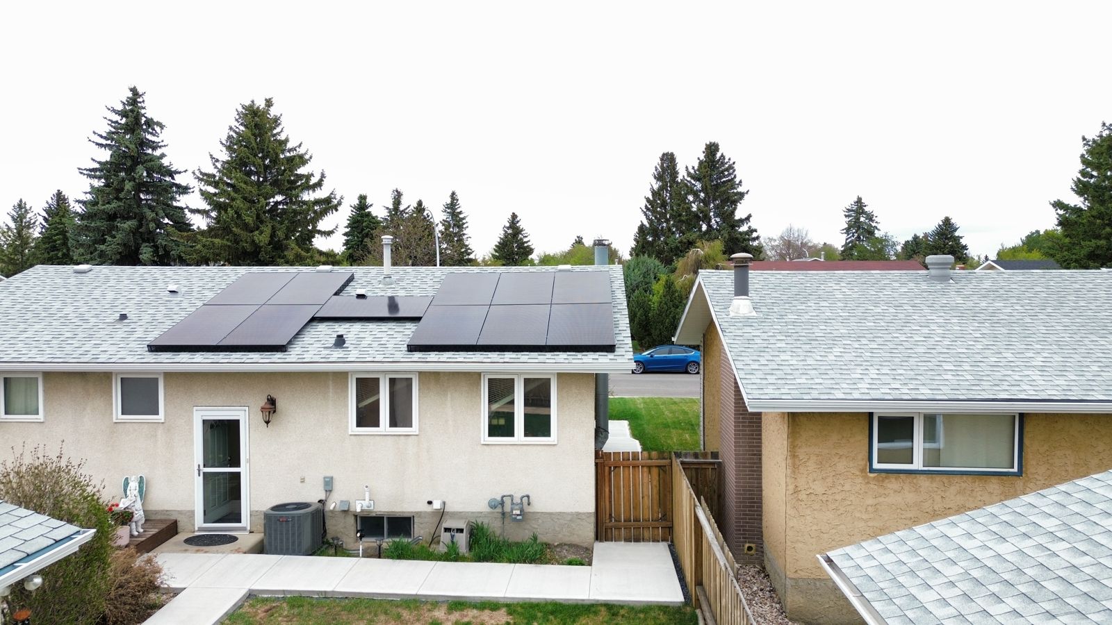 Solar panel installation in Spruce Grove, Alberta by Stellar Upgrades